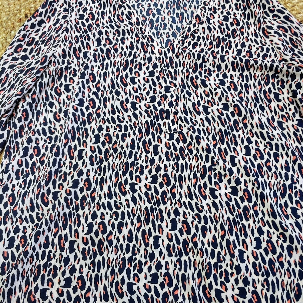 Cheetah Print Blouse